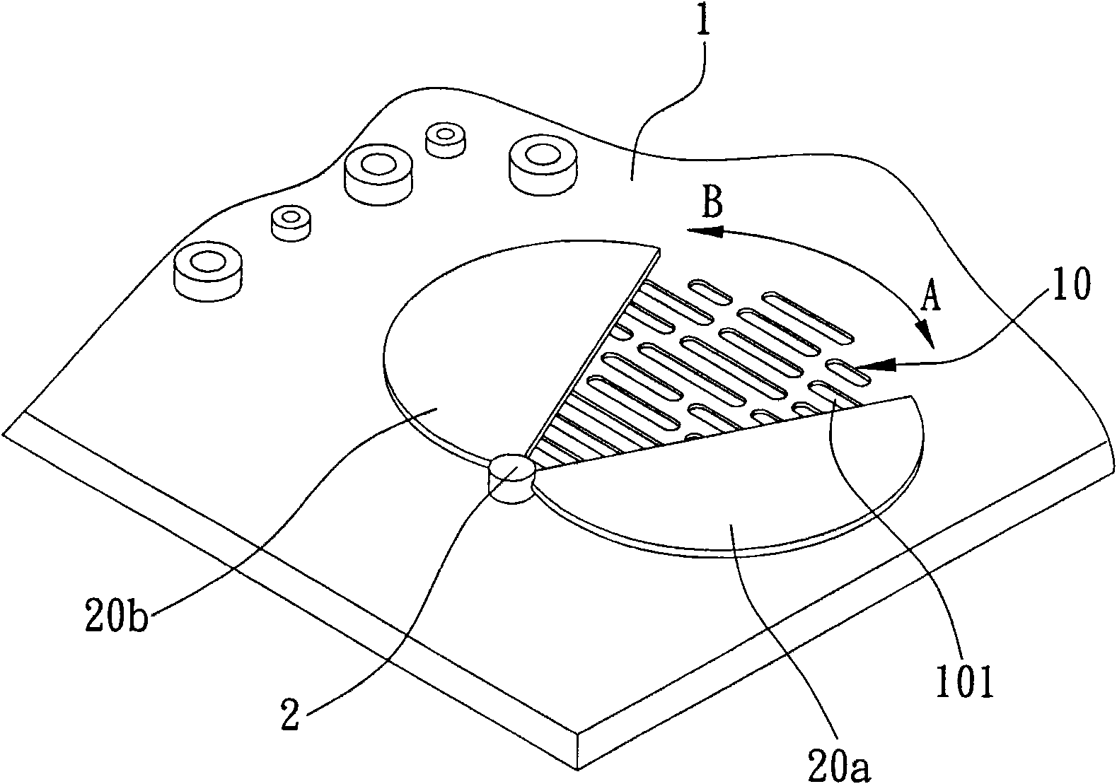 Adjustable ventilation structure