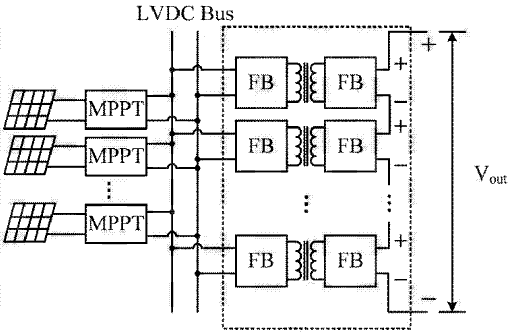 Impedance multi-module series photovoltaic DC boost converter