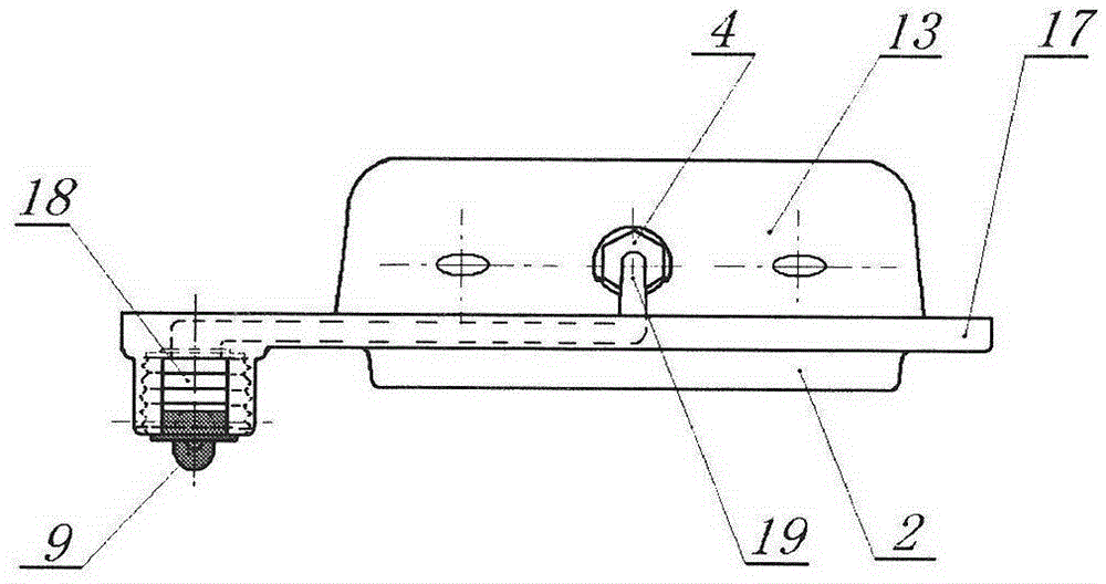 Manually-pressed pneumatic no-squatting cleaning basin