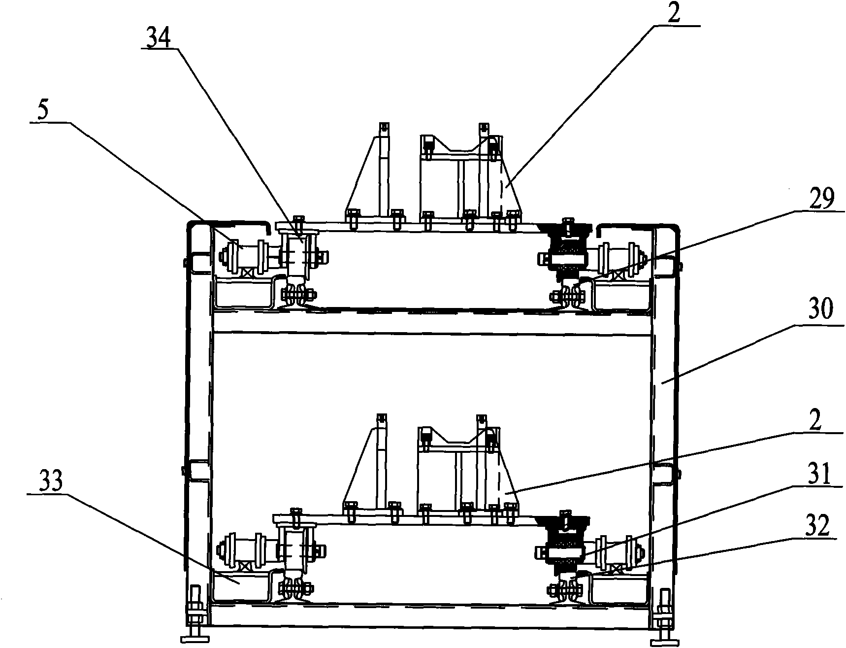 Split charging line for engine