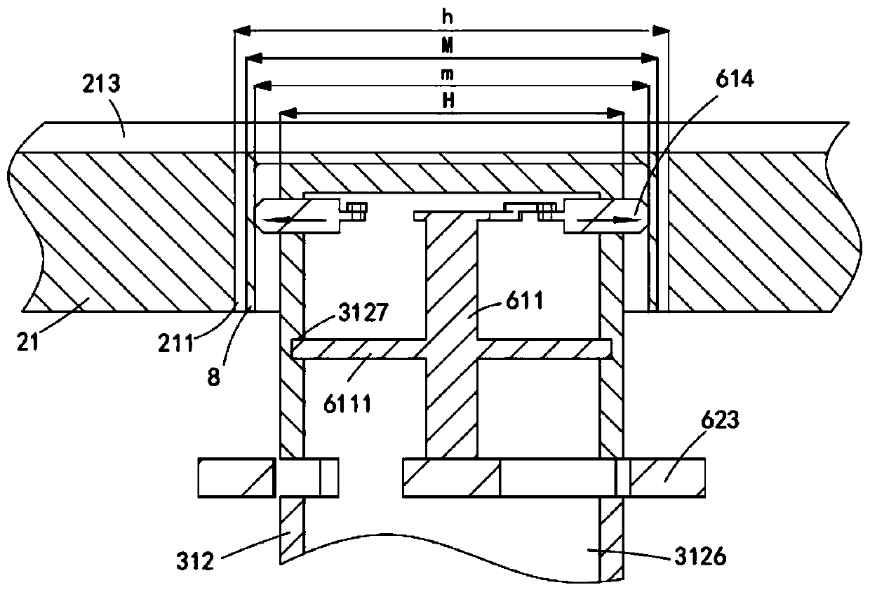 Forward bottle cap conveying and coding device