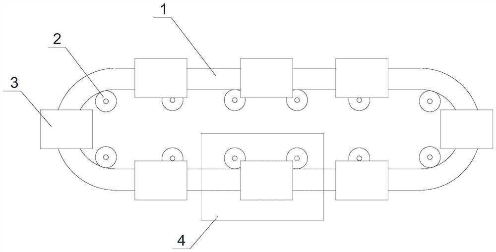 A die-casting system and die-casting process for lithium battery pole piece mold forming