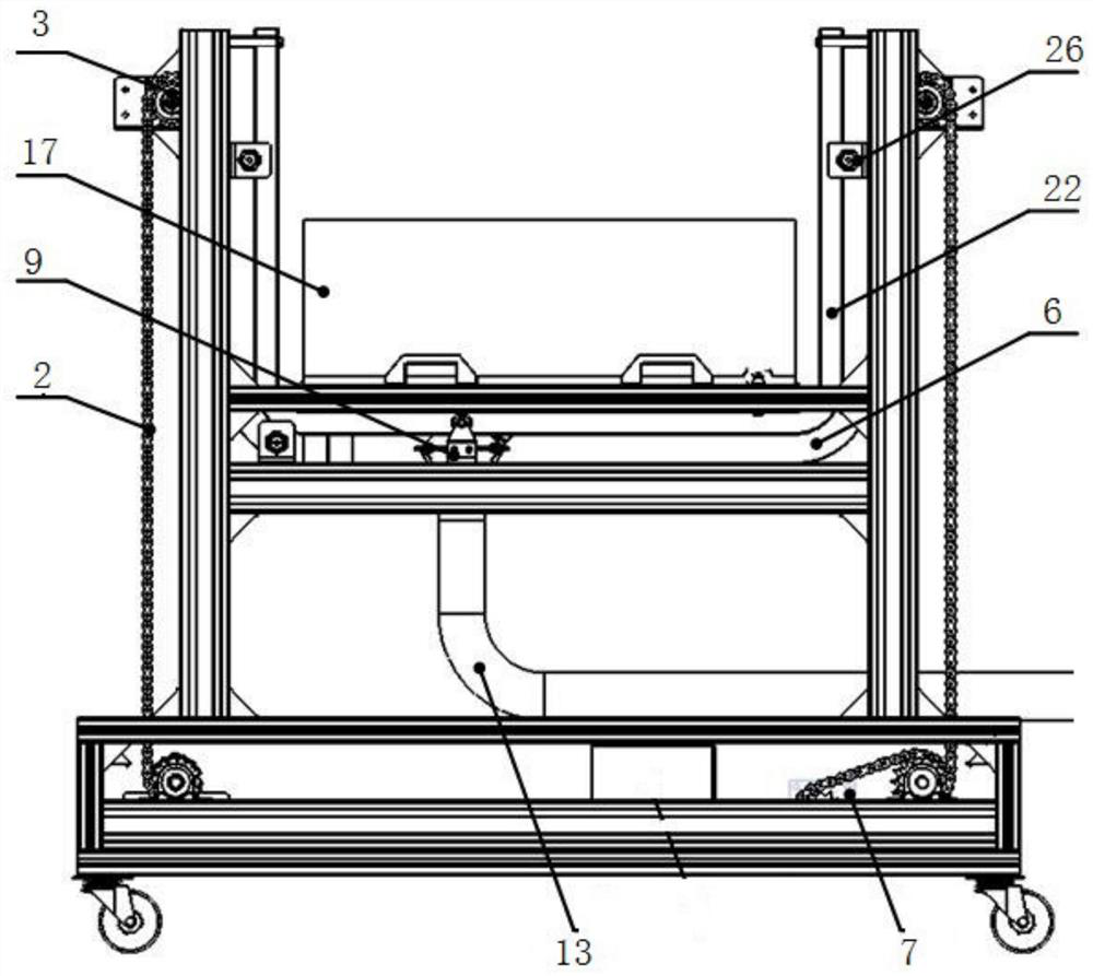 A construction robot for brick mortar coating