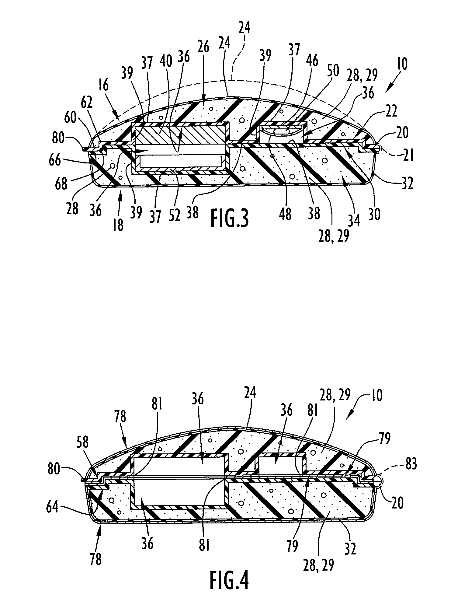 Protected containers