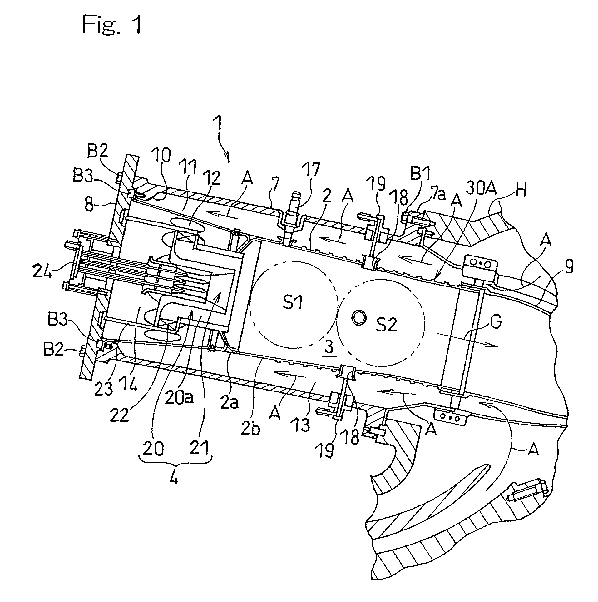 Cooling structure for gas turbine combustor