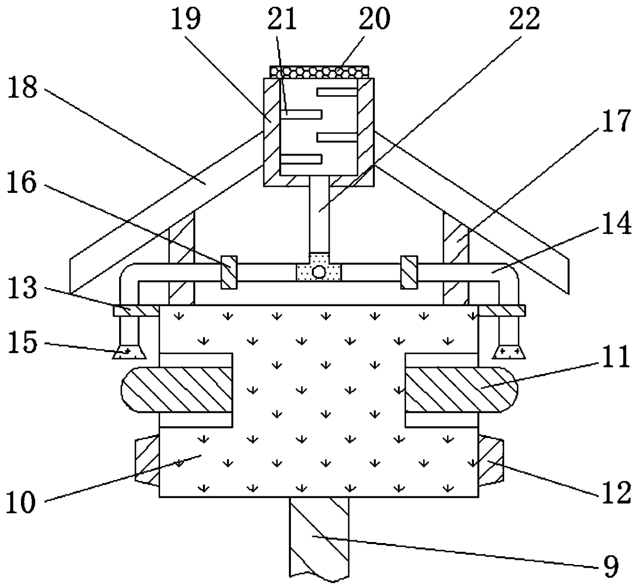 Farm monitoring device with pest control function