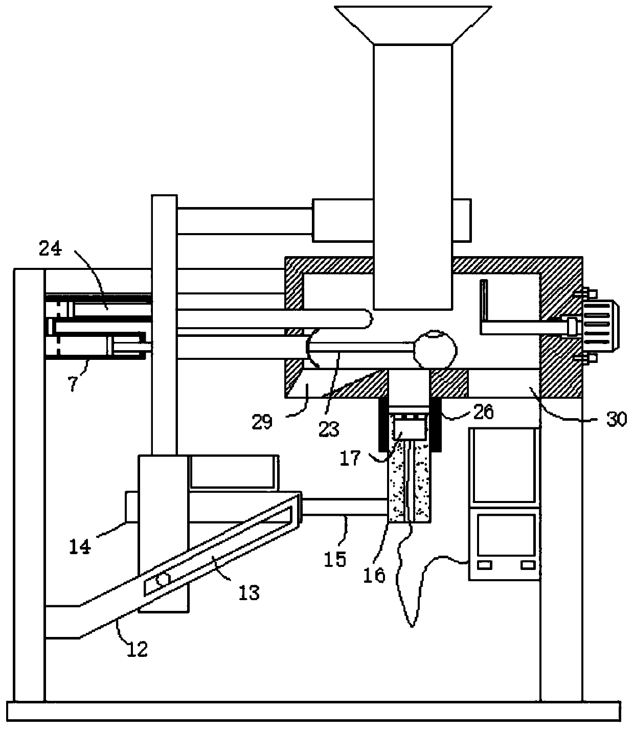 Fruit automatic processing device