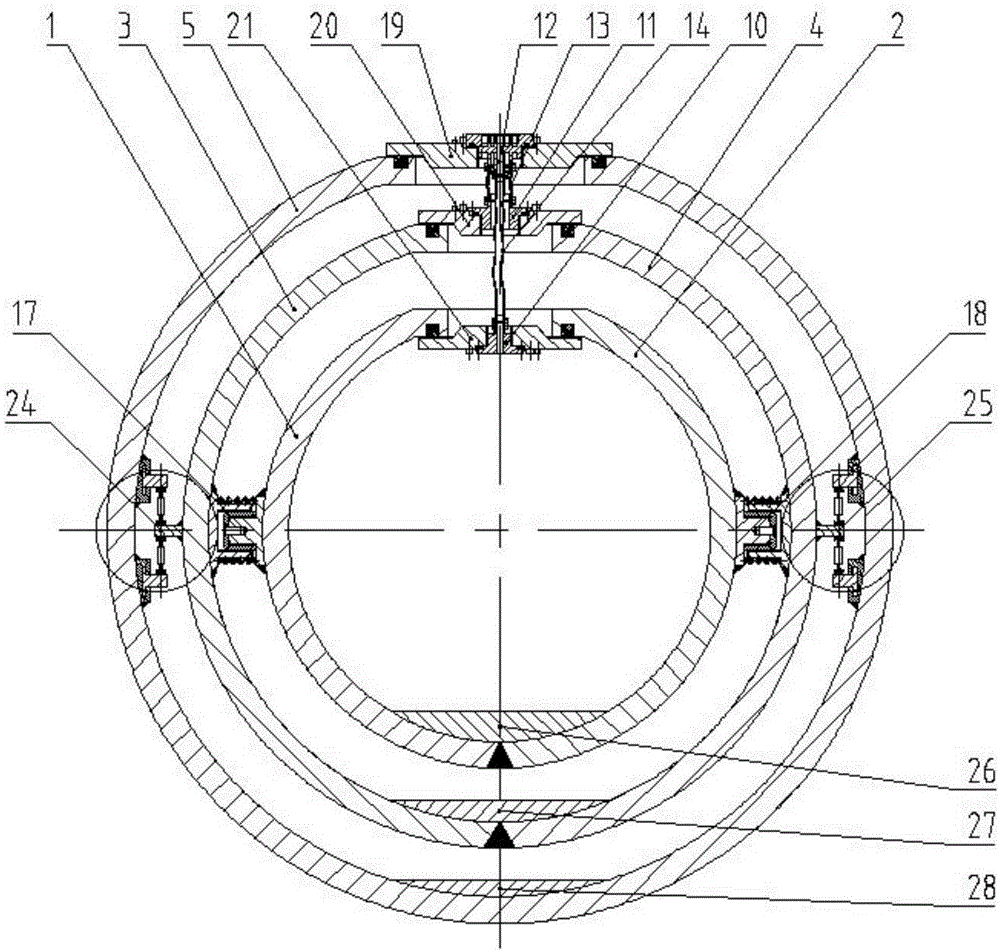 Self-balancing pressure-resistant casing device