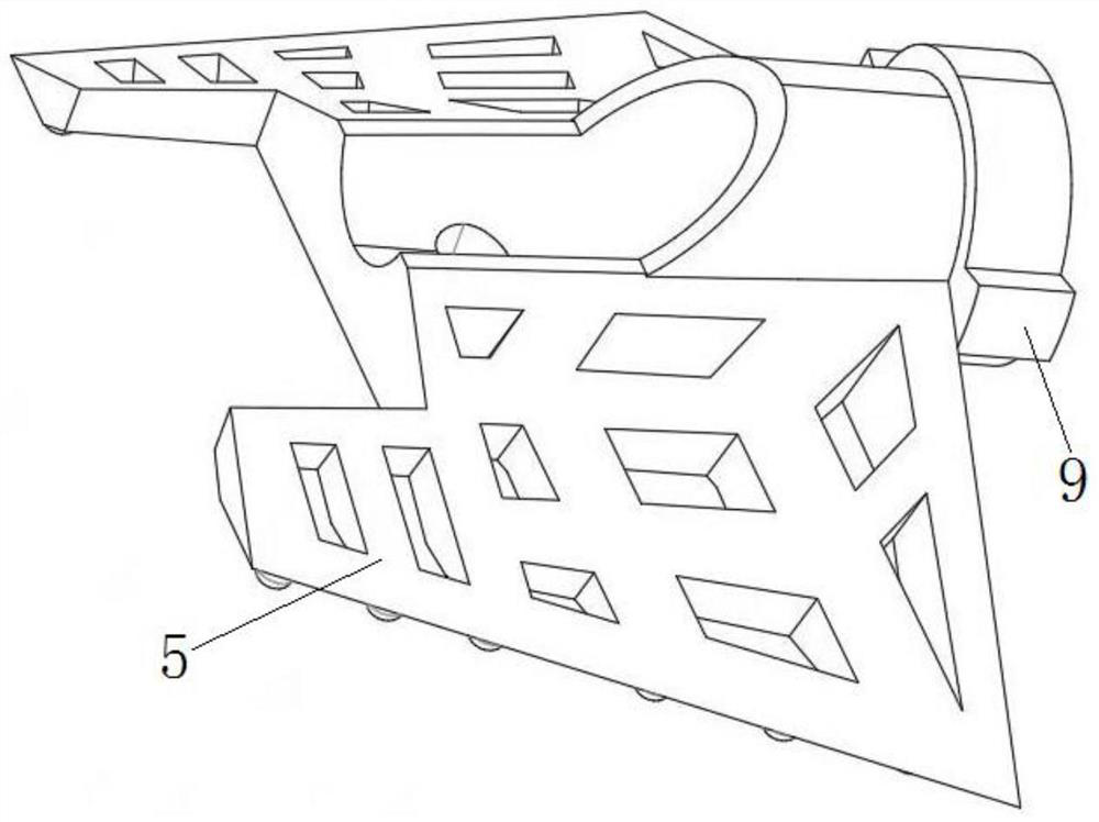 Robot large-adhesive-force foot with replaceable sole