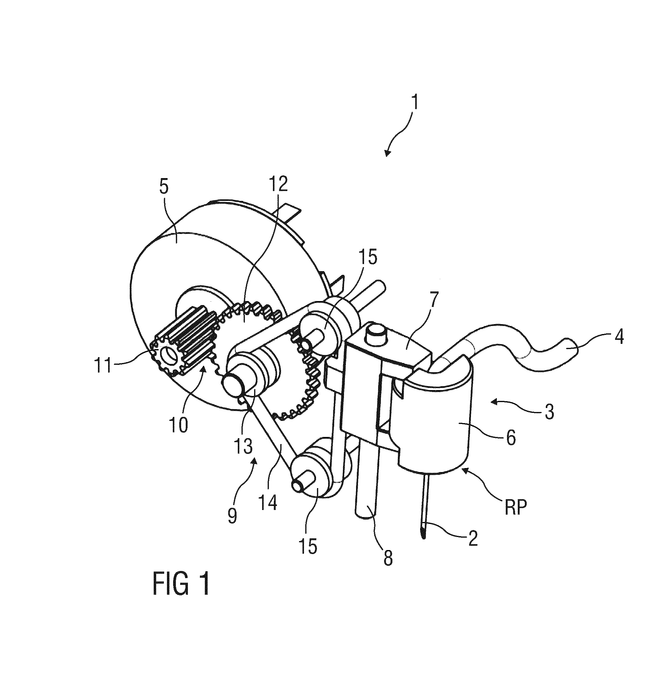 Drive Mechanism for a Needle Insertion Arrangement