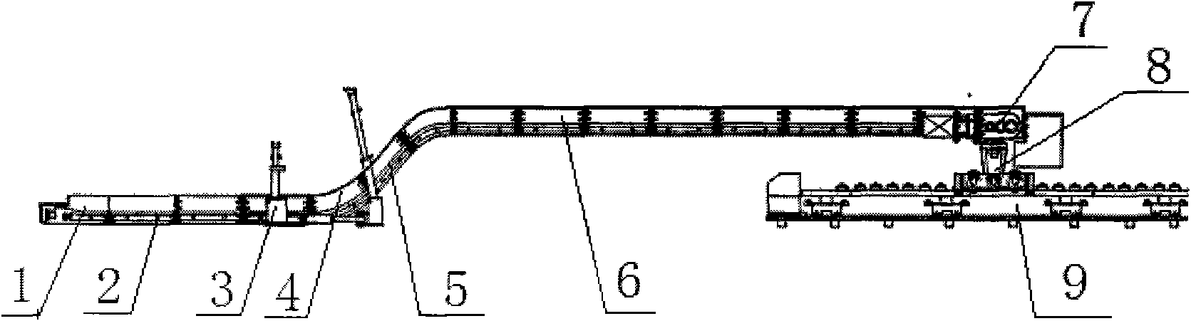 Self-moving type reversed loader for coal mine