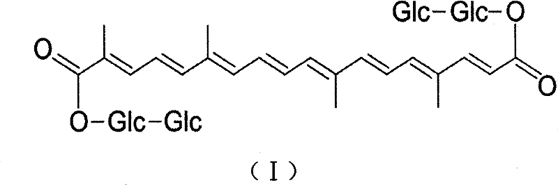 Application of crocin in preparing hypnotic drug