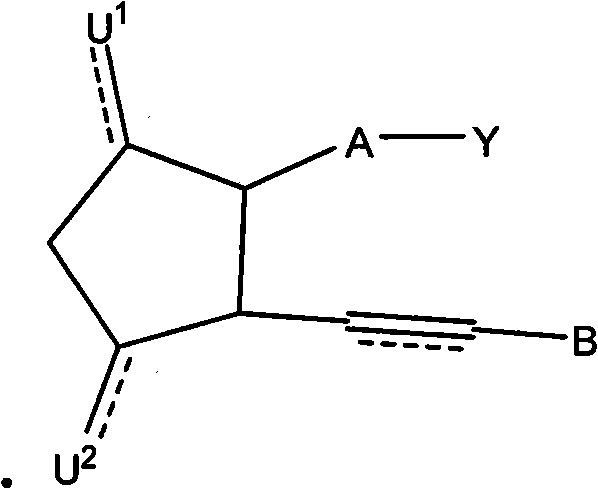 Therapeutic substituted cyclopentanes for reducing intraocular pressure