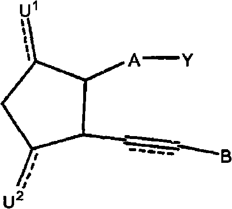 Therapeutic substituted cyclopentanes for reducing intraocular pressure