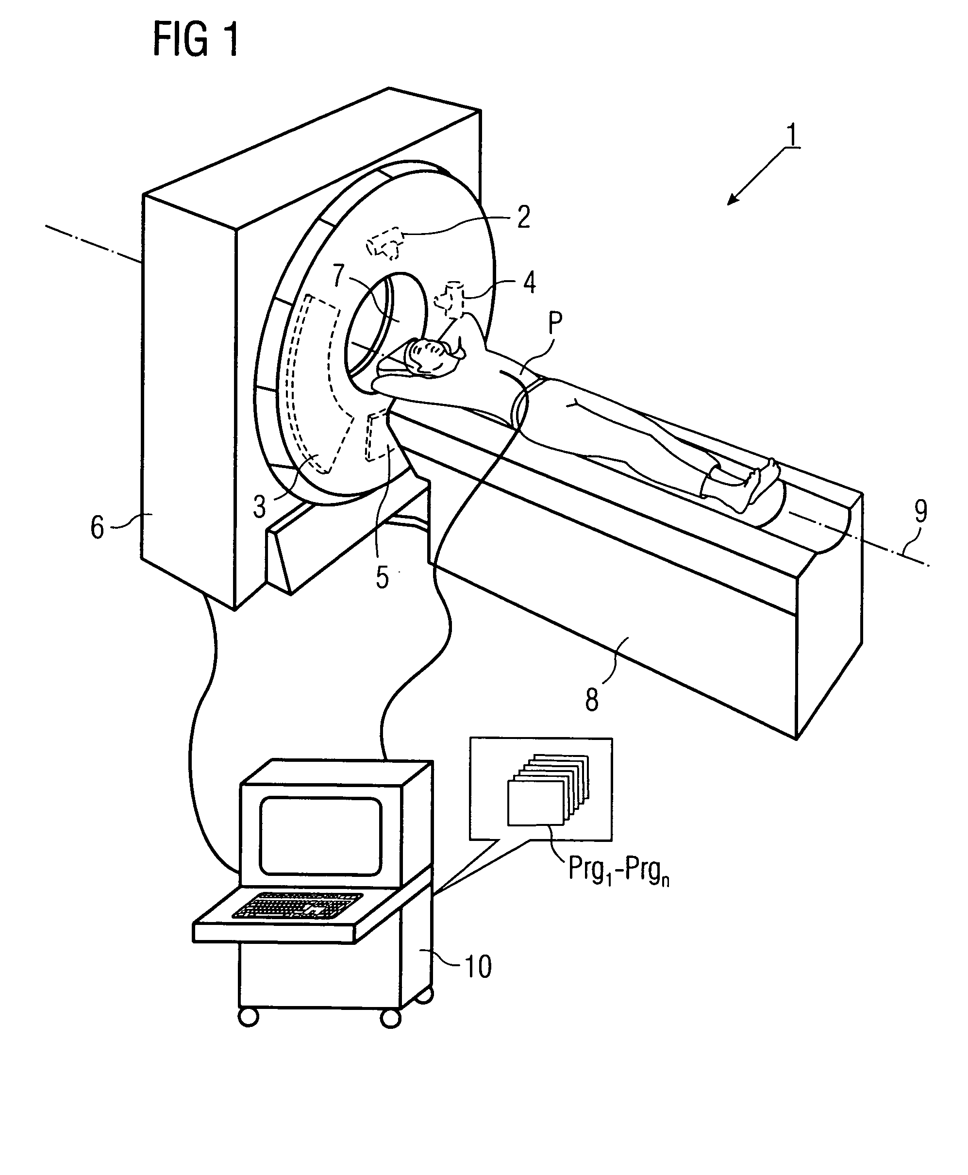 Method for production of tomographic section images of a periodically moving object with a number of focus detector combinations