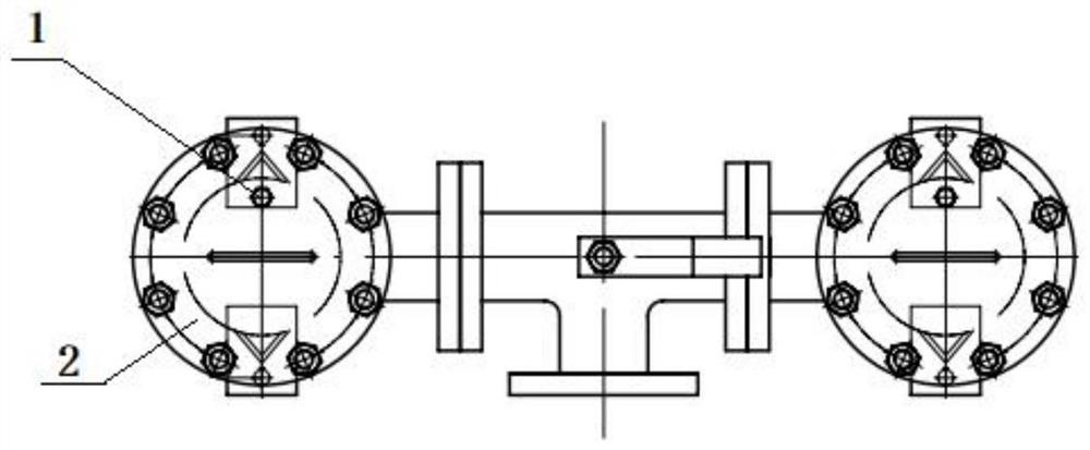 Device for slowing down blockage of ammonia spraying pipeline adjusting door and using method