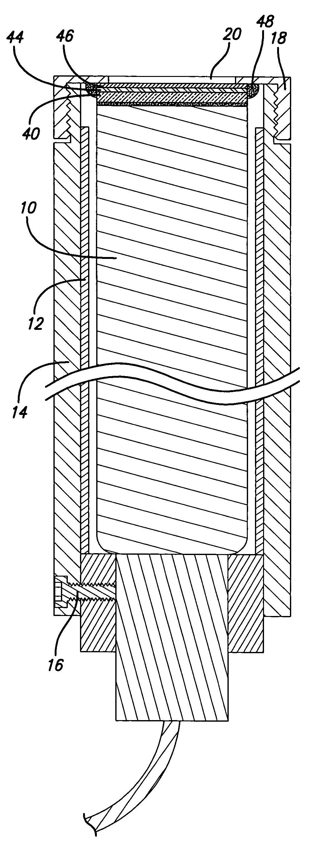 Low threshold level radiation detector