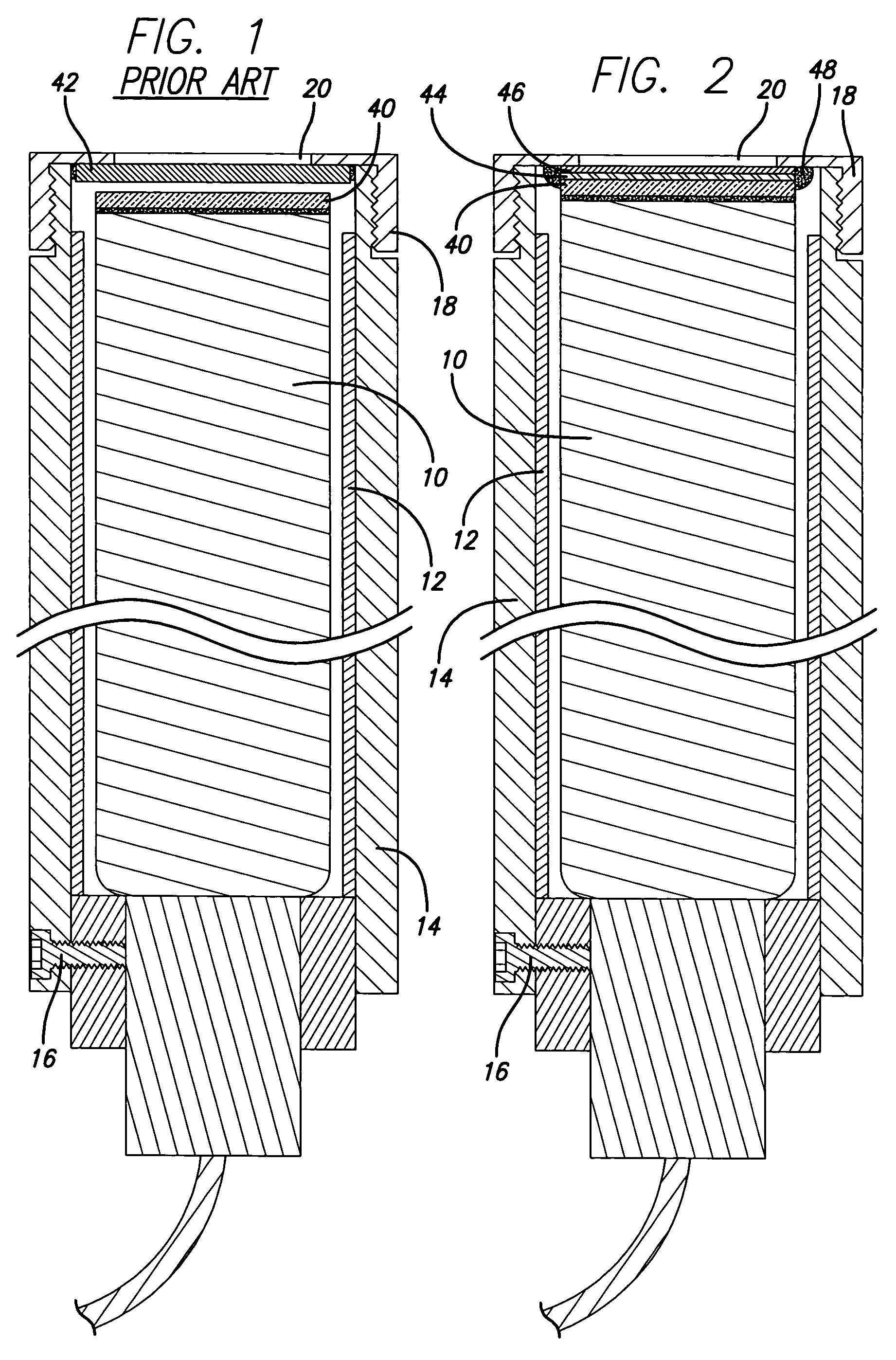 Low threshold level radiation detector