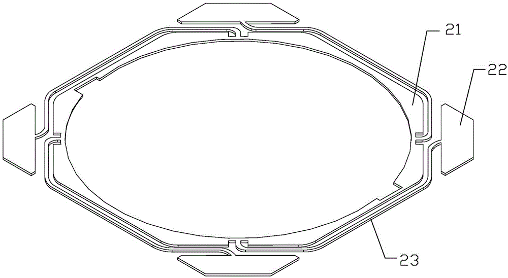 Three-axis voice coil motor for controlling camera movement