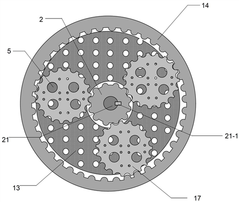 Polishing device for indium phosphide substrate