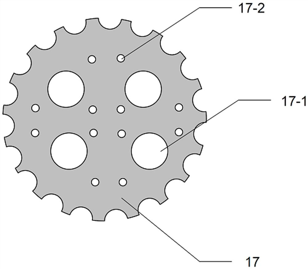 Polishing device for indium phosphide substrate