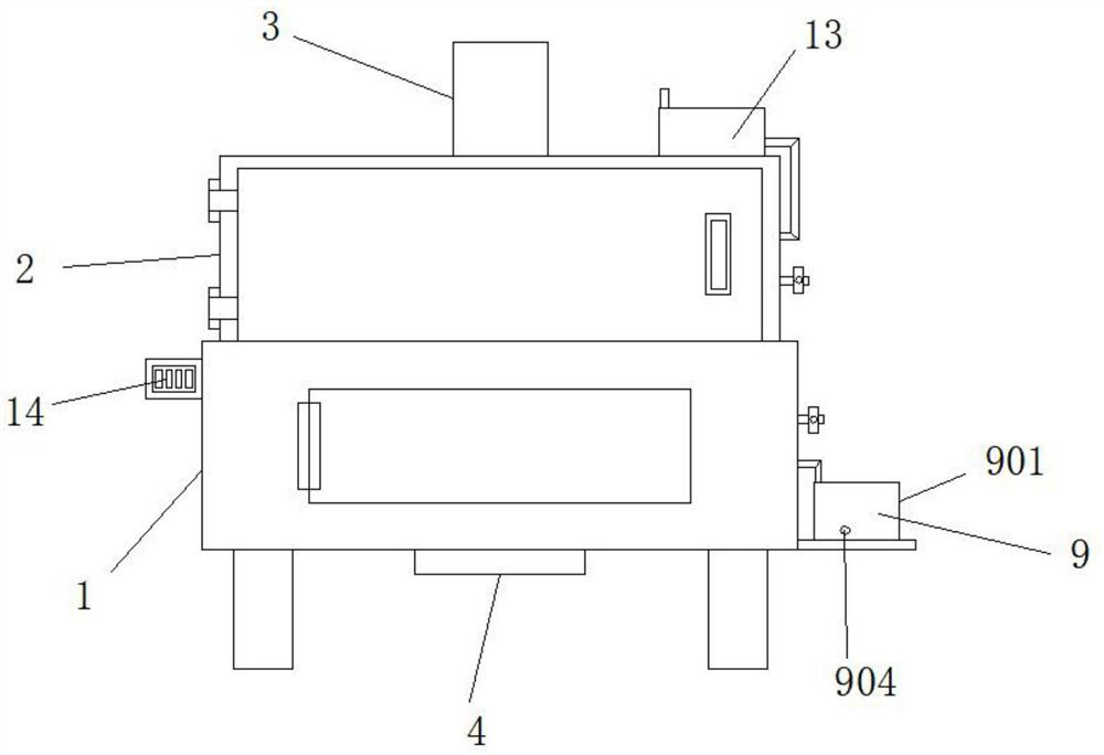 A high-toughness gangue brick sintering equipment with waste heat recovery function