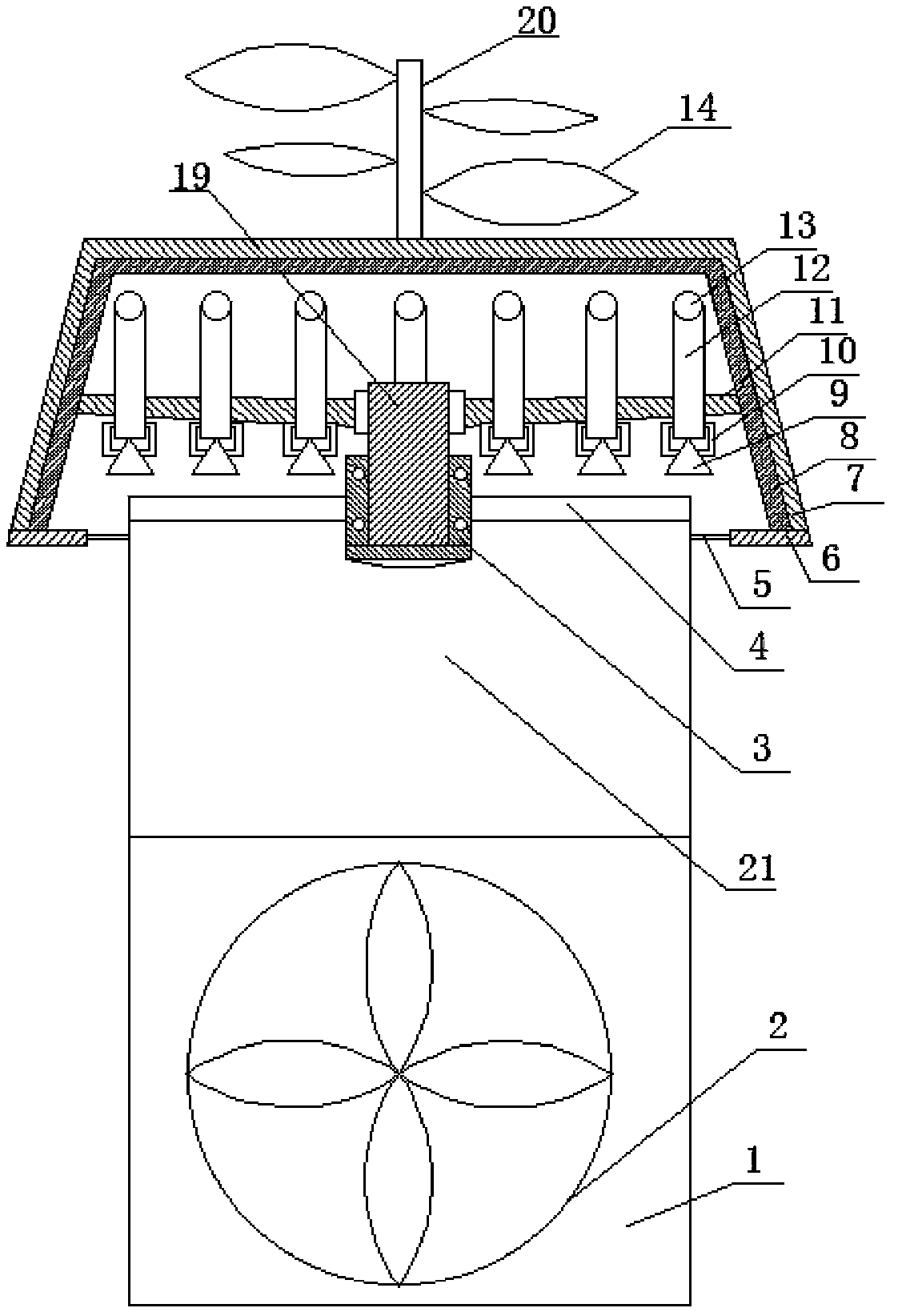 Outdoor energy-saving power distribution box