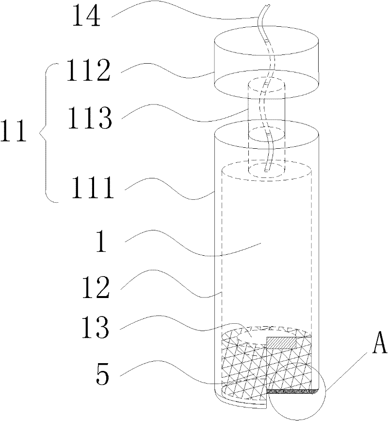 Laccase biosensor based on magnetic carbon nano tube and chitosan/silicon dioxide gel and preparation method and application thereof