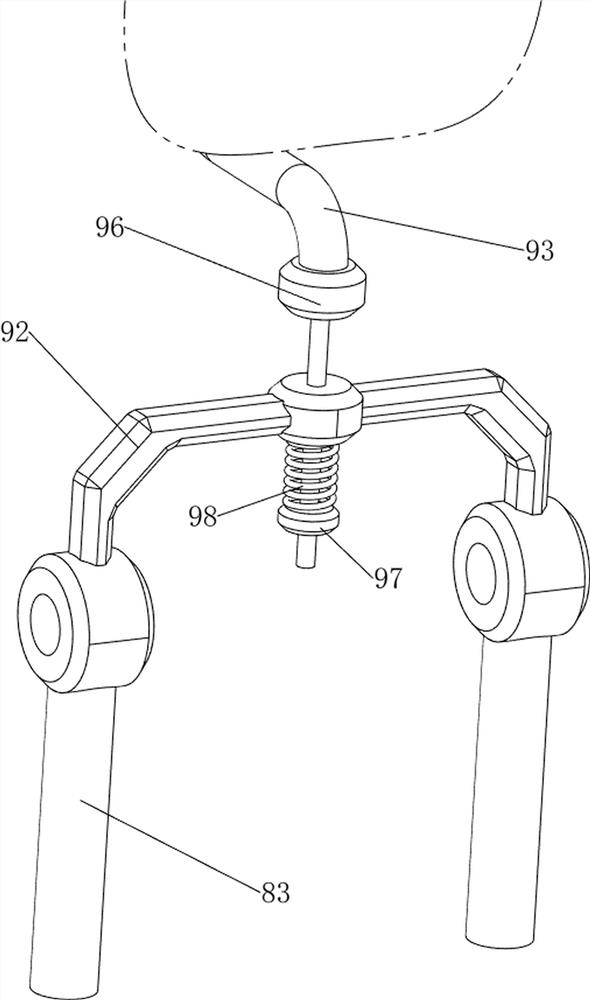 A kind of physical training equipment for quadriceps training