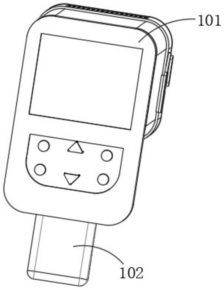 Infrared thermometer with safety protection device