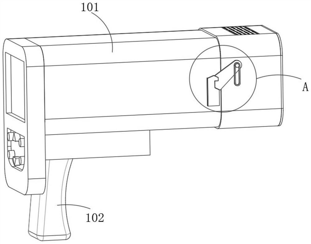 Infrared thermometer with safety protection device