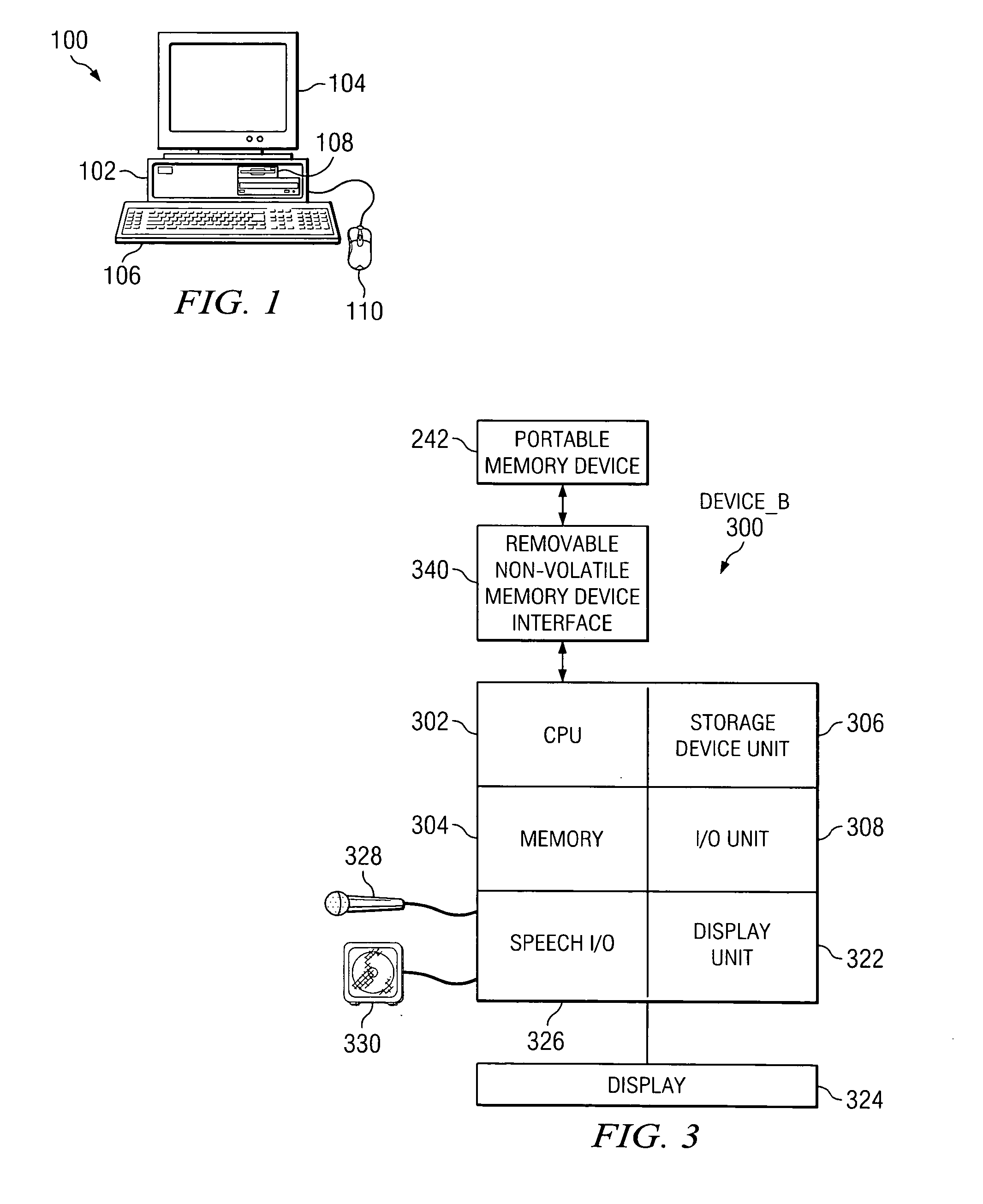 System and method for pervasive computing with a portable non-volatile memory device