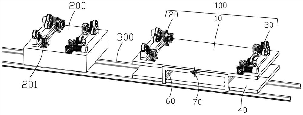 Automatic position finding and welding integrated machine for end cover and cylinder body