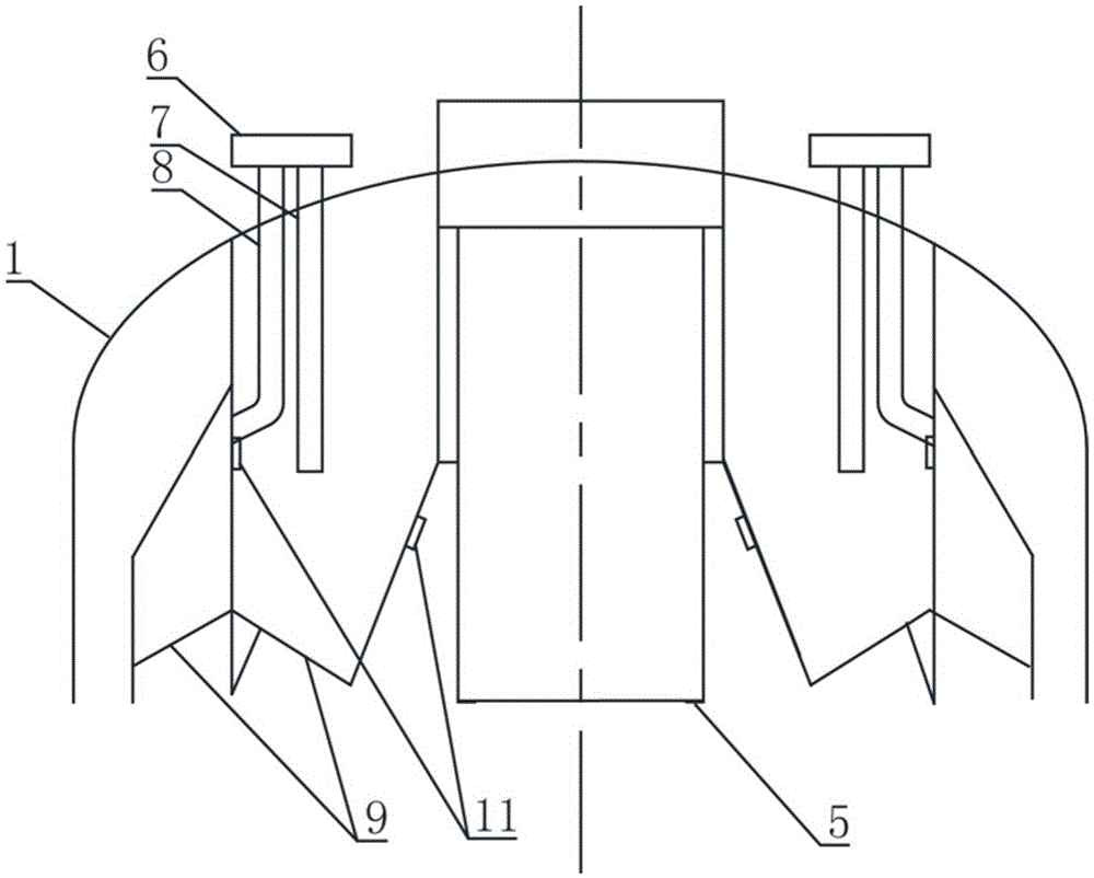 Method for replacing molecular sieves and aluminum oxide in vertical type dual bed radial flow purifier