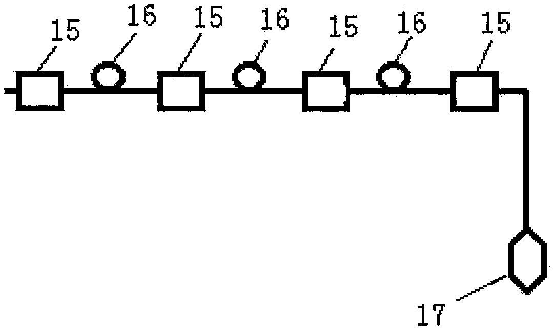 Transformer optical fiber detecting device