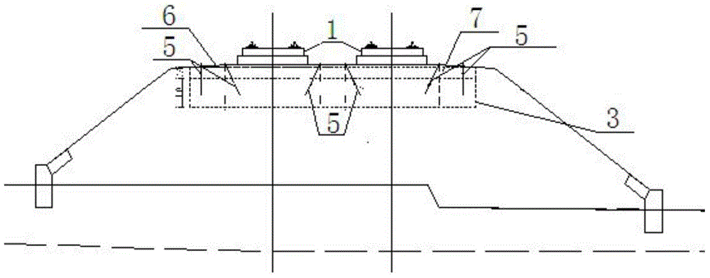 Construction method for renovating horizontal deformation hazards of terminal spines of ballastless tracks