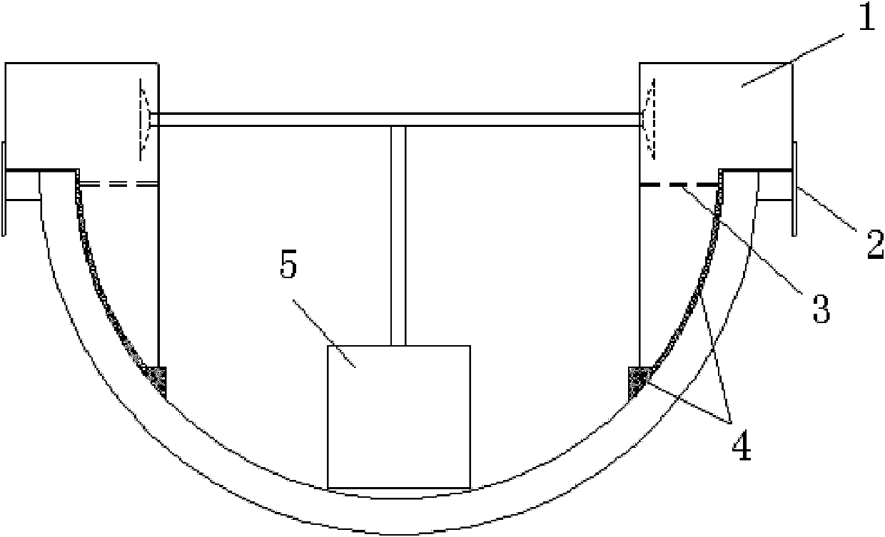 Dust removal device for polishing of root ends of wind power generation blades