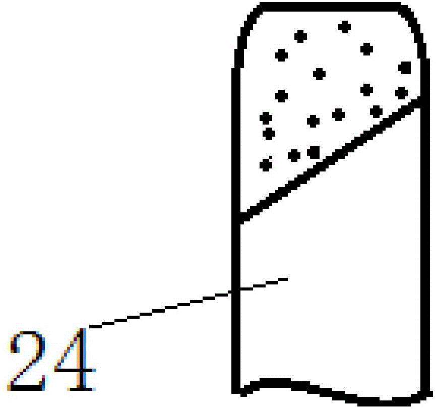 Organic pollution detecting device for environmental soil