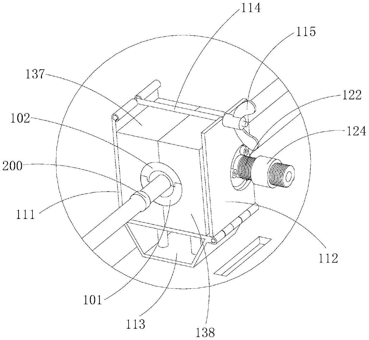 Cable block detection device