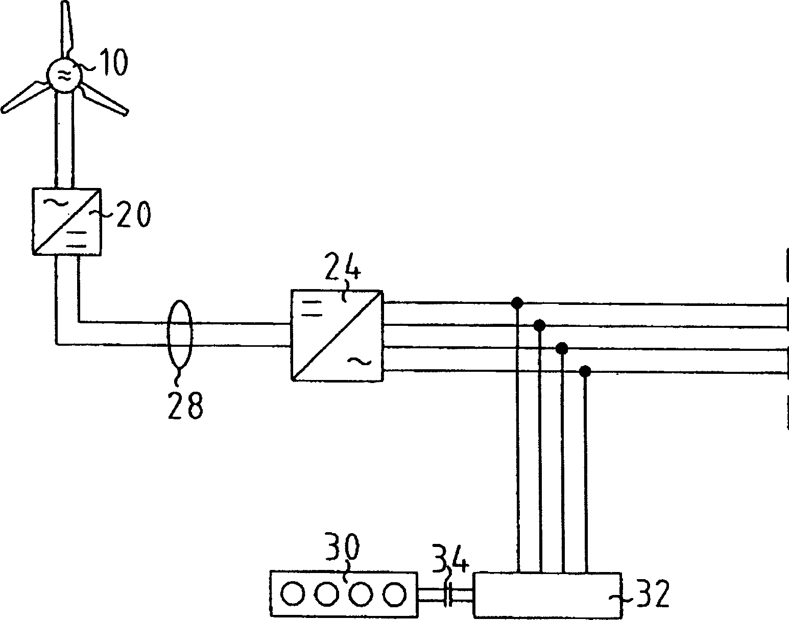 Separate network and method for operating a separate network