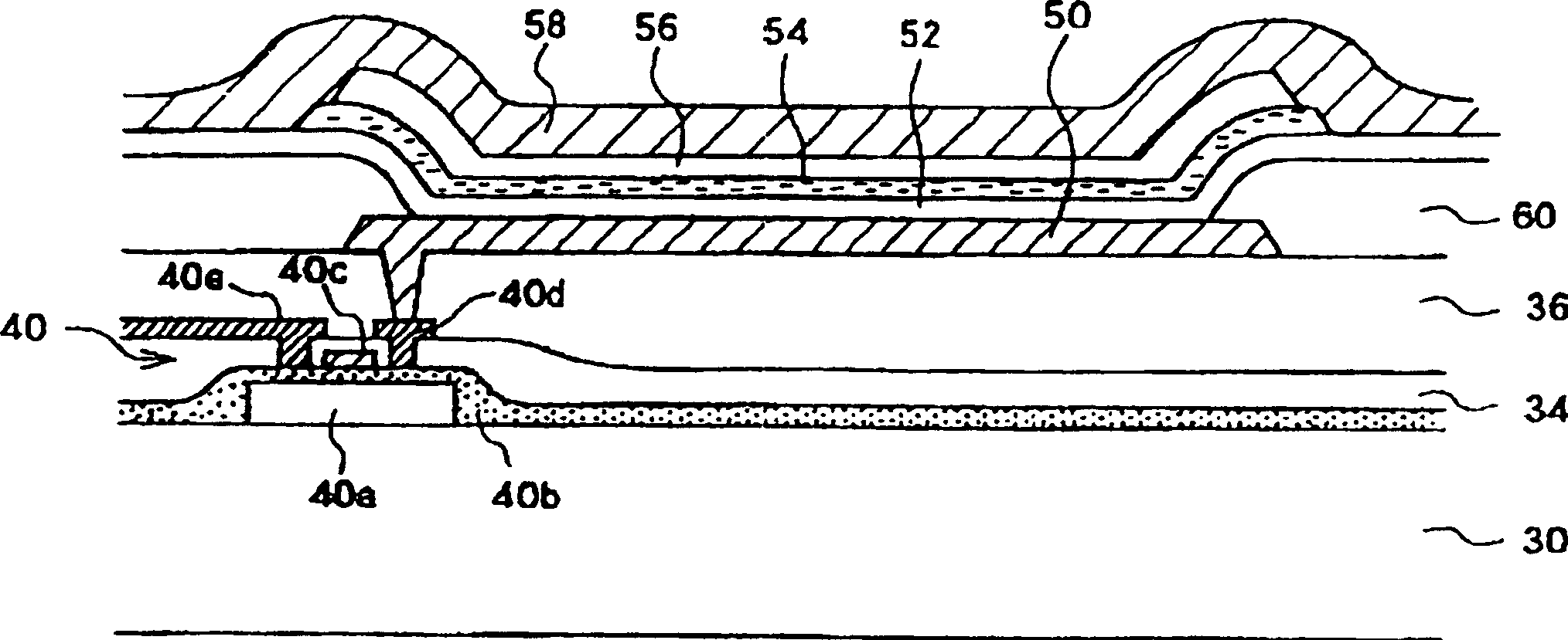 Organic EL face-board and making method thereof