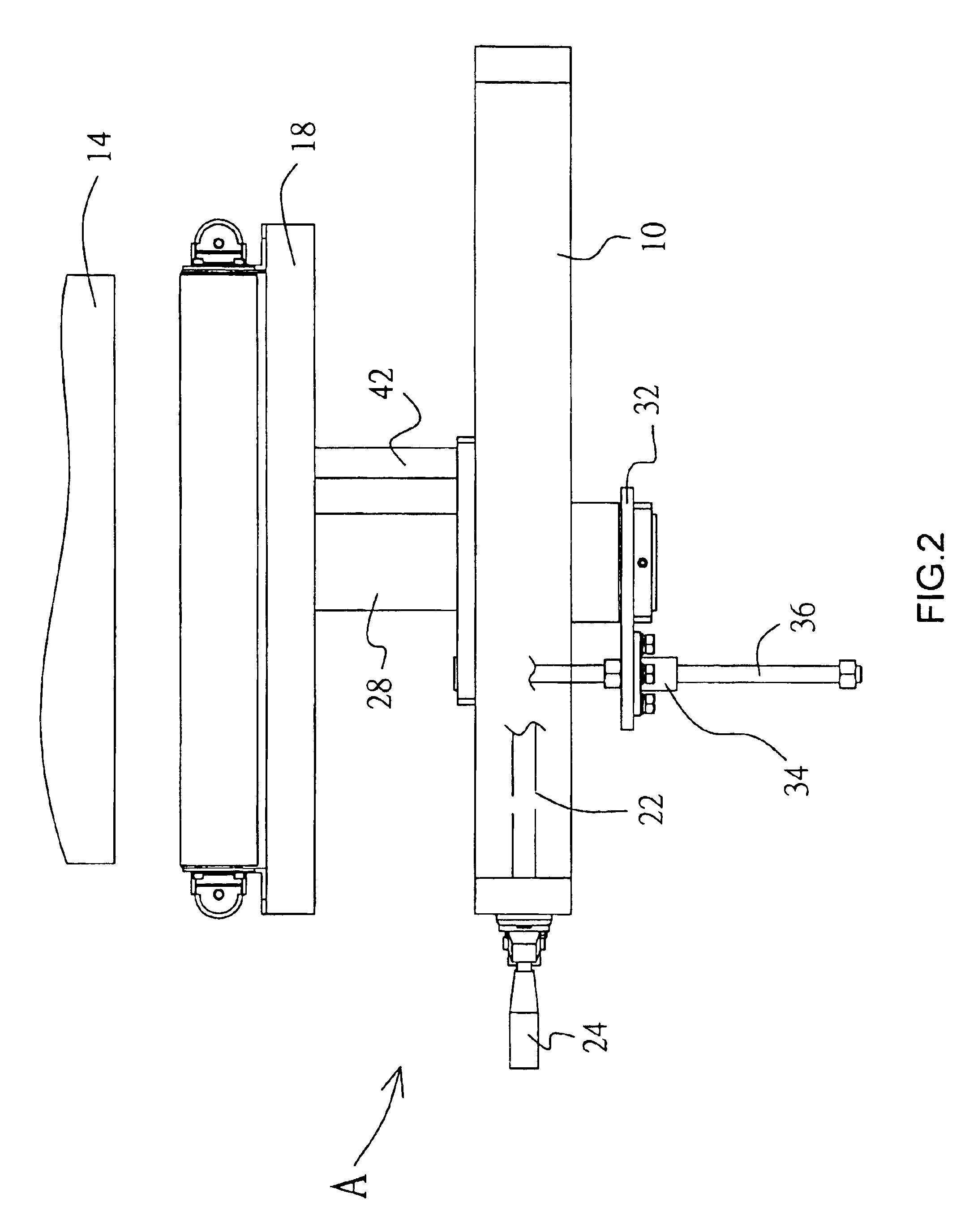 Sand-belt finishing machine having lift device