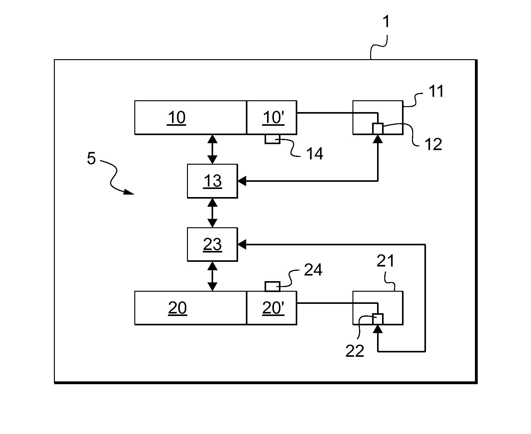 Control method for an overspeed safety system, and an associated system and aircraft