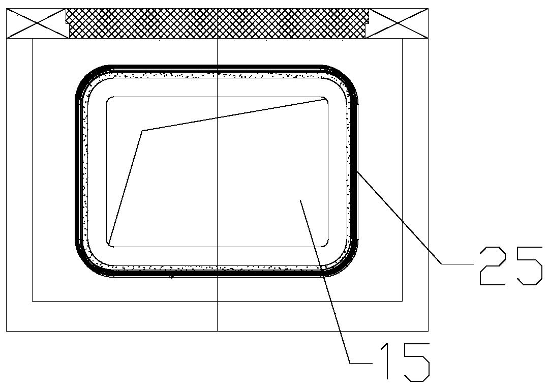 Rectangular pipe jacking construction method for outlet and inlet channel of subway station