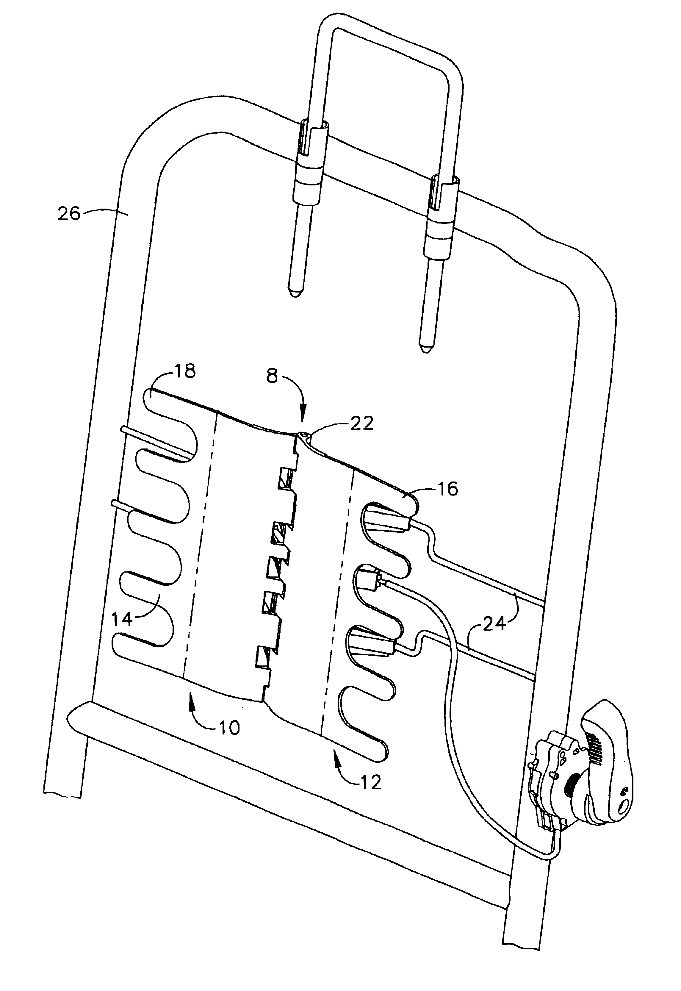 Method and apparatus for a scissors ergonomic support