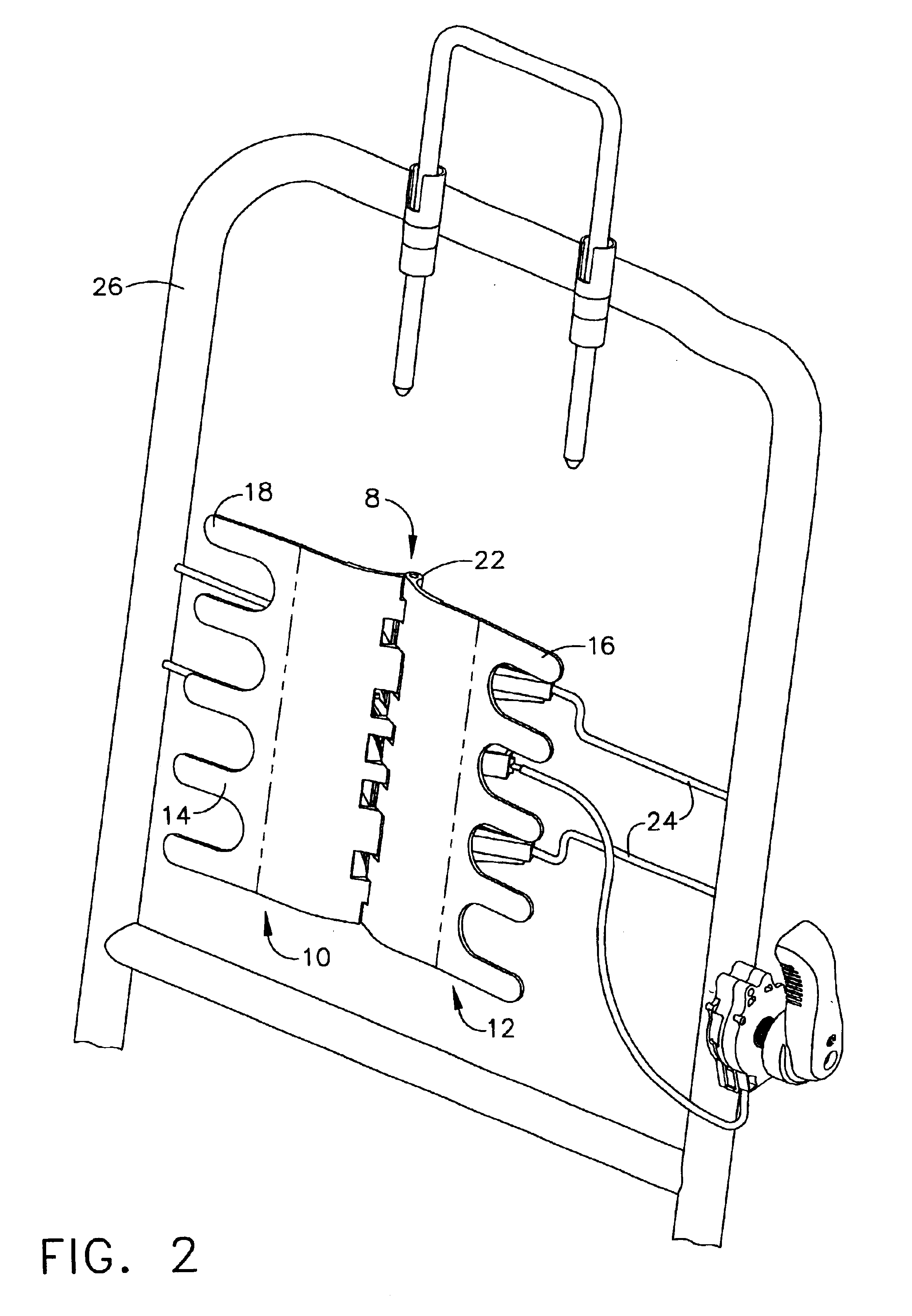 Method and apparatus for a scissors ergonomic support