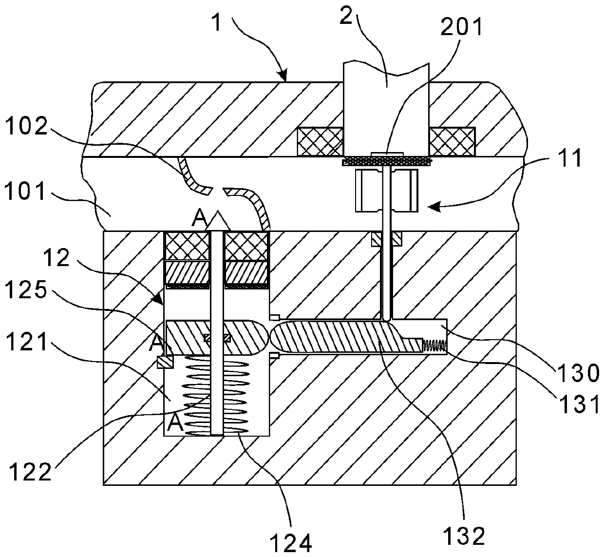 Fluid measurement pipeline device