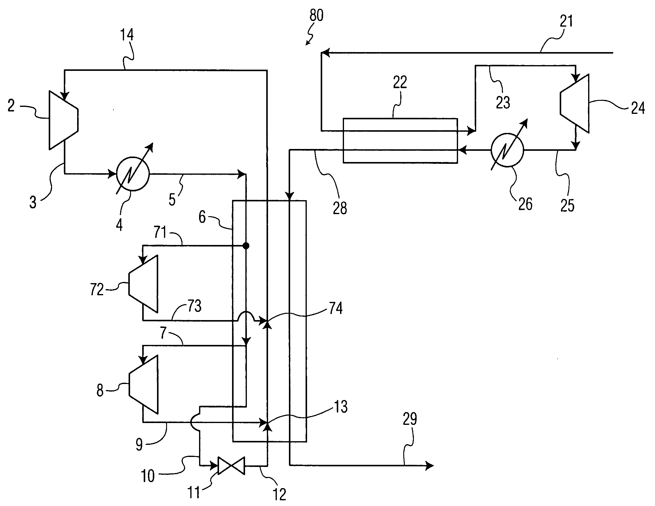 Equipment and process for liquefaction of LNG boiloff gas