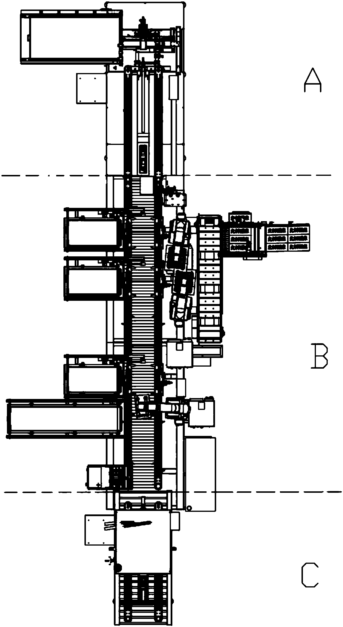 Boxed article automatic boxing technique and automatic boxing integrated machine