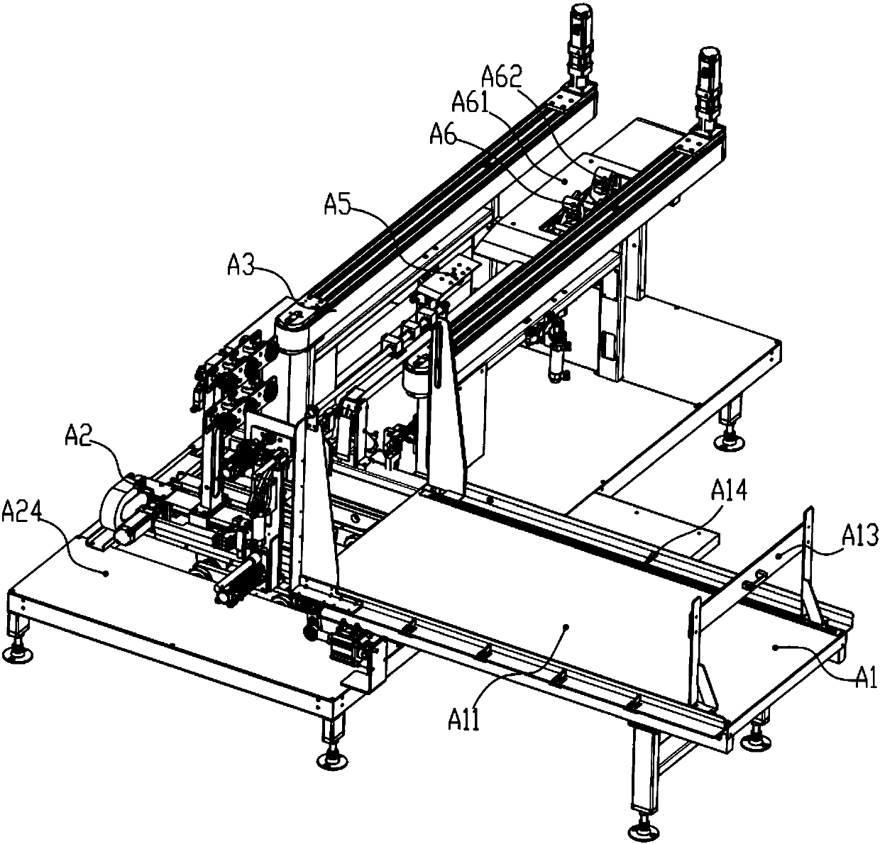 Boxed article automatic boxing technique and automatic boxing integrated machine